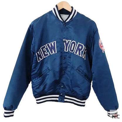 NY Yankees Dugout Satin Jacket