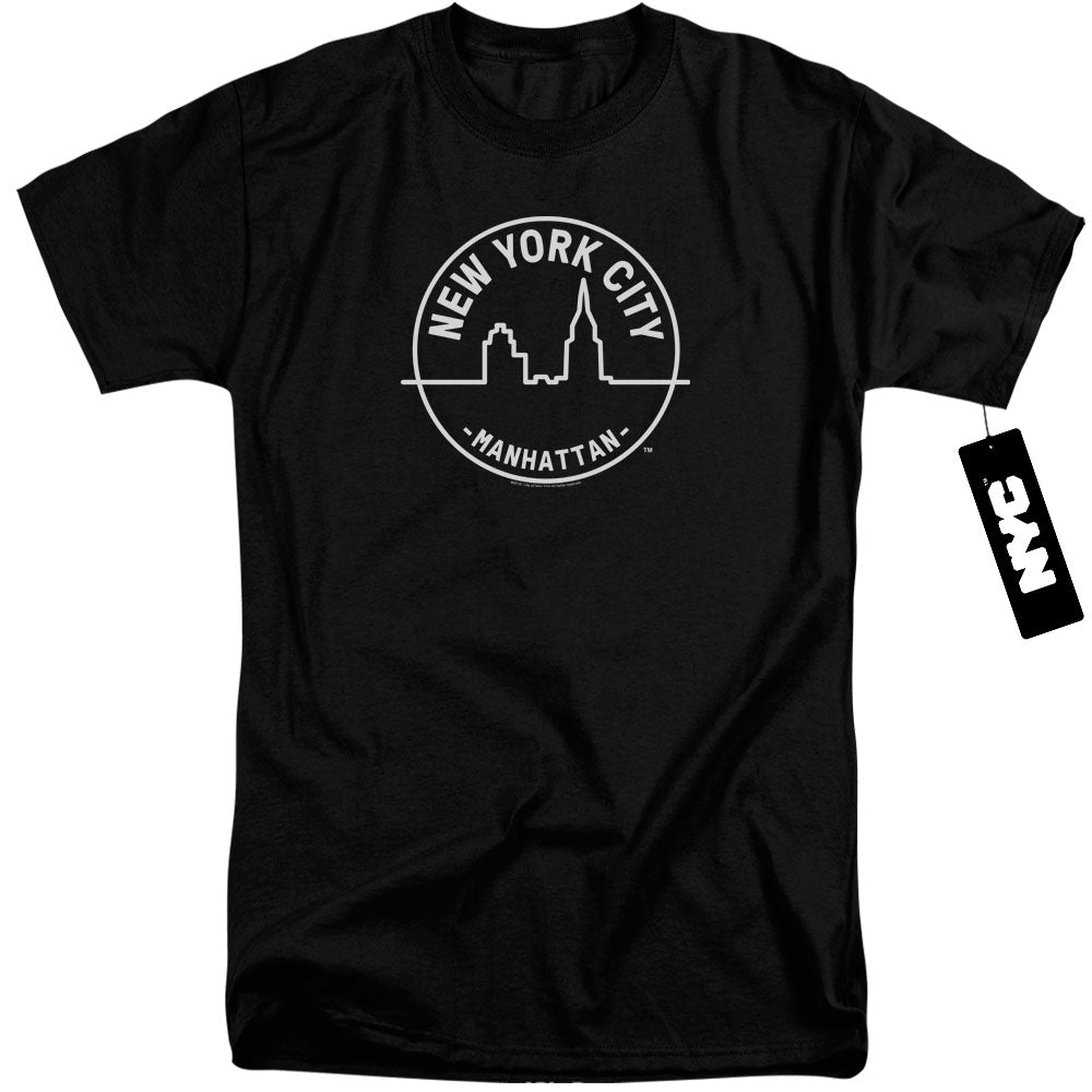 New York City See Nyc Manhattan Mens Tall T Shirt Black Officially Licensed