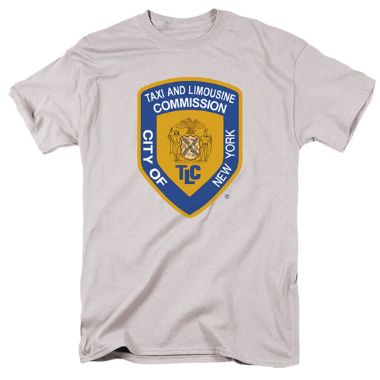 New York City Taxi And Limo Commission Mens T Shirt Silver Officially Licensed