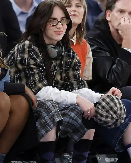 NYC Billie Eilish Plaid Shirt