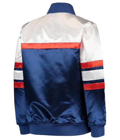 NY Knicks Hardwood Classics Blue White Jacket