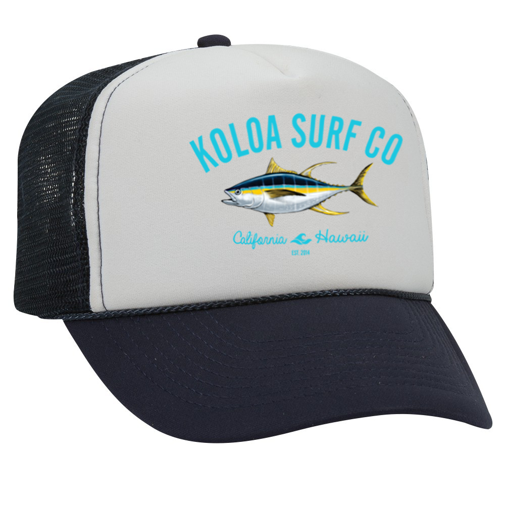 Koloa Yellowfin Foam Trucker Hat