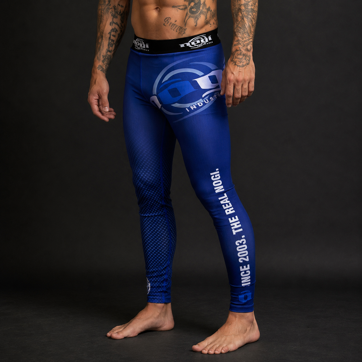 Navy Carbon Spats - Mens