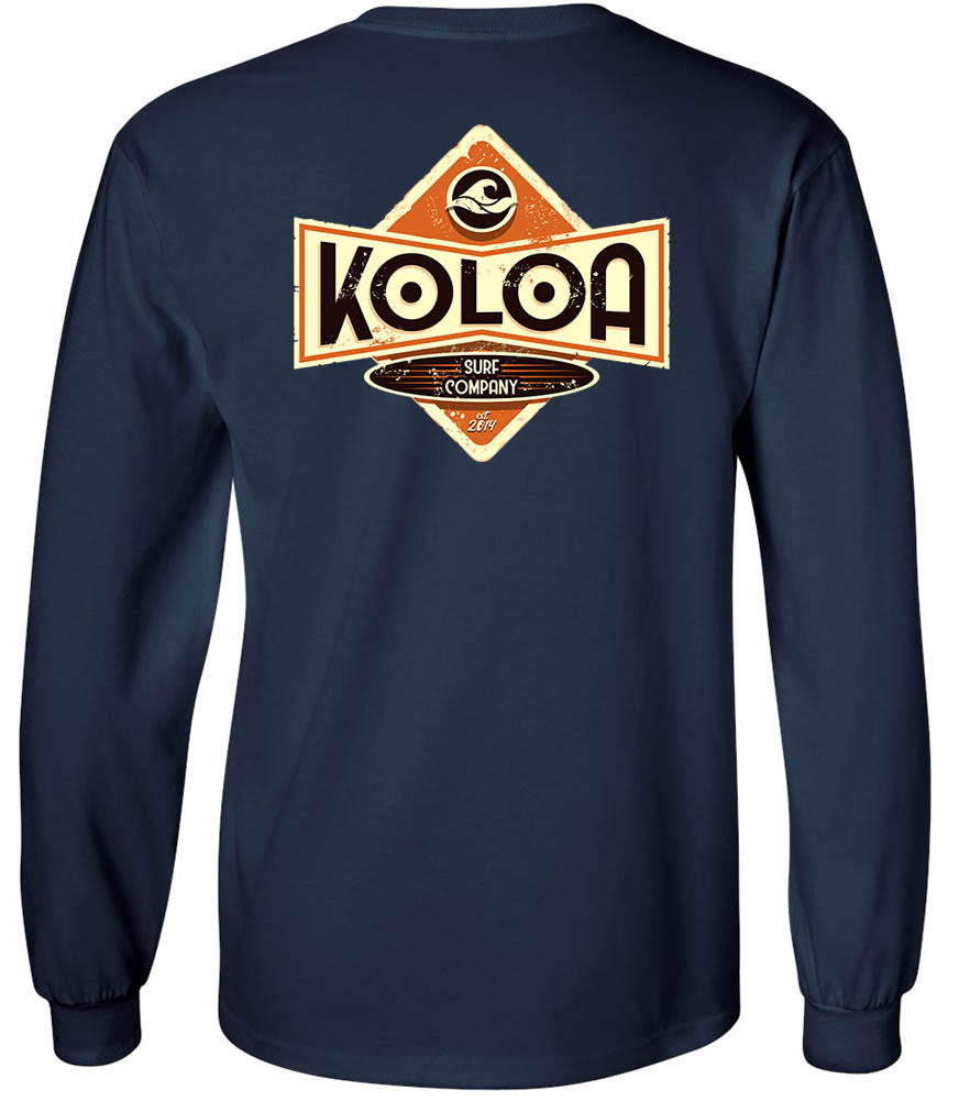 Koloa Vintage Diamond Long Sleeve T-Shirt