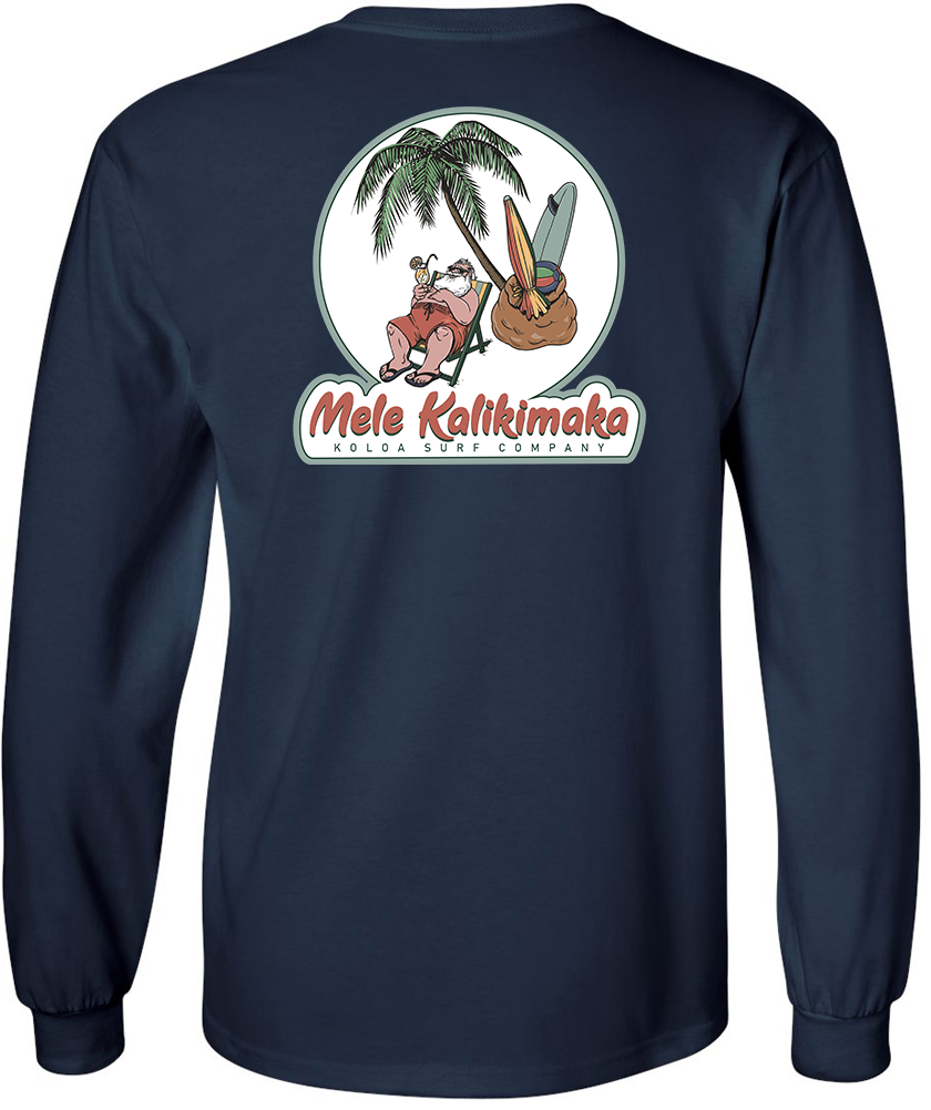 Koloa Chillin Santa Long Sleeve T-Shirt
