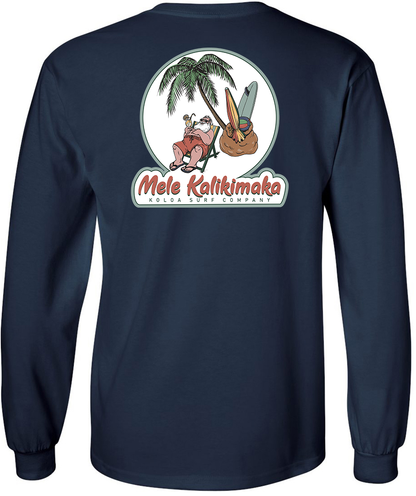 Koloa Chillin Santa Long Sleeve T-Shirt