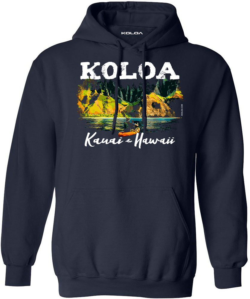 Koloa Kauai Coastline Hoodie