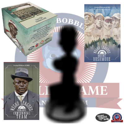 Negro Leagues Baseball Card, Postcard and Mystery Bobblehead Packages