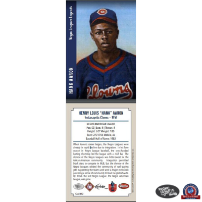 Negro Leagues Baseball Card, Postcard and Mystery Bobblehead Packages