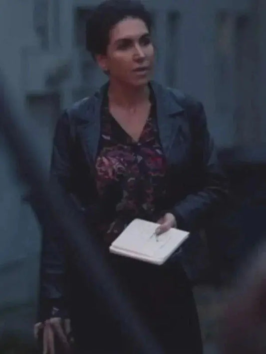 Neighborhood Watch Cecile Cubiló Leather Jacket