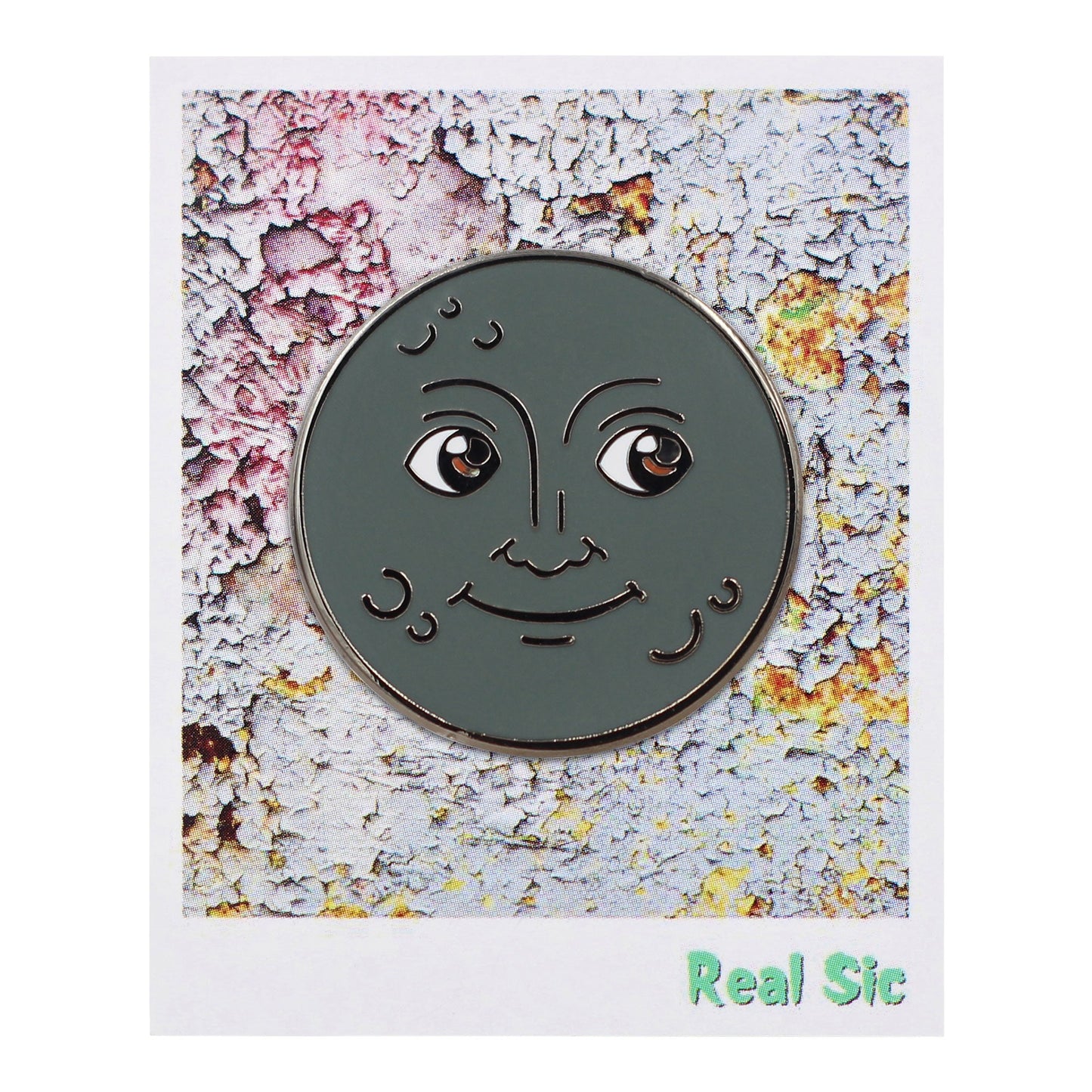Moon Emoji – New Moon & Full Moon Enamel Pins