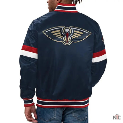 New Orleans Pelicans Home Game Navy Jacket
