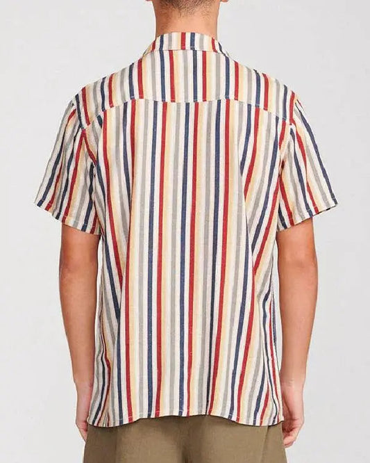 Access Hollywood Scott Evans Striped Short Sleeve Shirt
