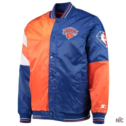 New York Knicks 75th Anniversary Leader Color Block Jacket