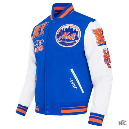 New York Mets Mashup Varsity Jacket