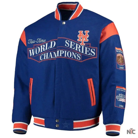 New York Mets World Series Champions Full-Snap Jacket