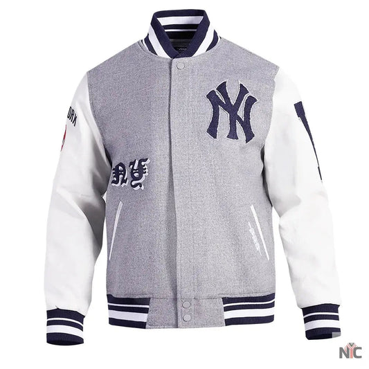 New York Yankees Old English Varsity Jacket