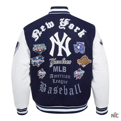 New York Yankees Old English Varsity Jacket