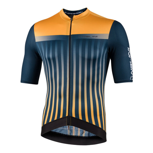 Nalini RESPECT Men's Cycling Jersey (Blue / Dark Yellow) S, M, XL, 2XL, 3XL