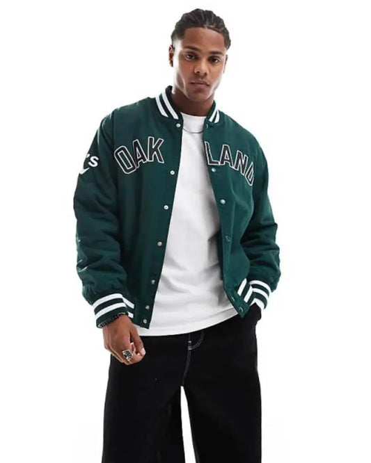 New Era Oakland Athletics Bomber Jacket
