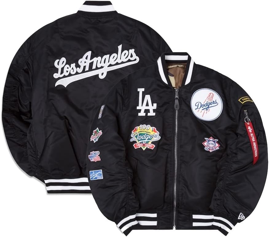 New Era x Alpha Industries Compatible With Dodgers Bomber Jacket