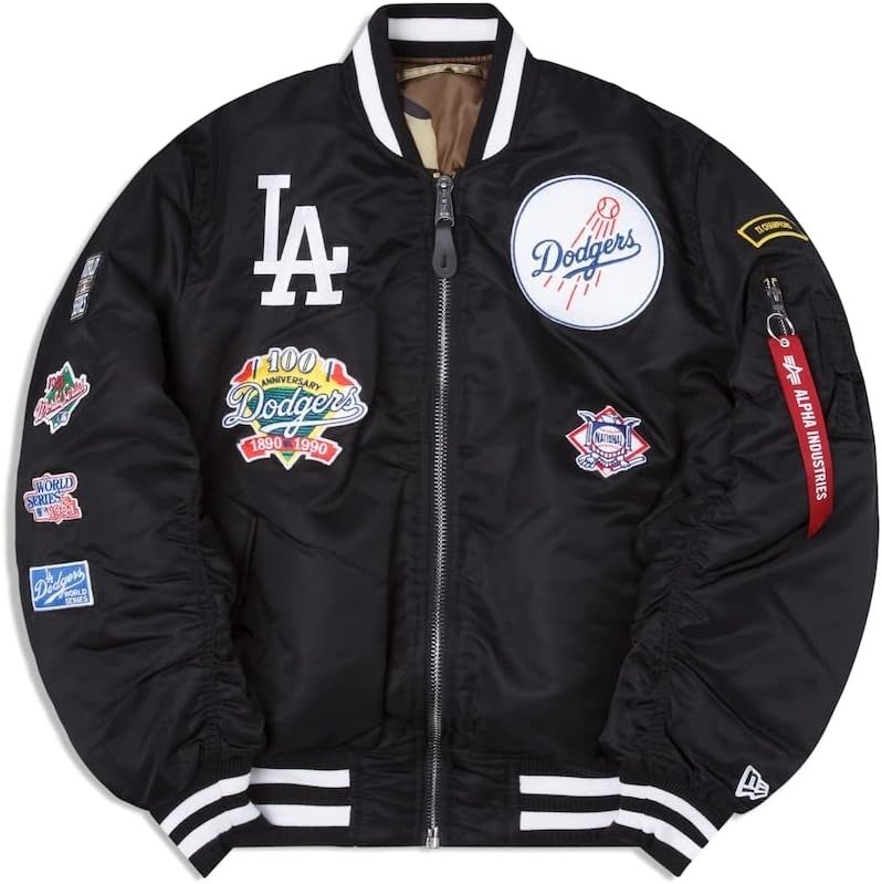 New Era x Alpha Industries Compatible With Dodgers Bomber Jacket