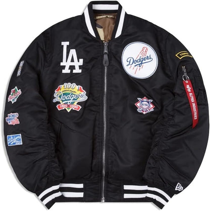 New Era x Alpha Industries Compatible With Dodgers Bomber Jacket