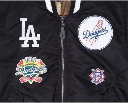 New Era x Alpha Industries Compatible With Dodgers Bomber Jacket