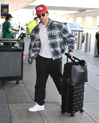 Nick Jonas NYC Plaid Jacket
