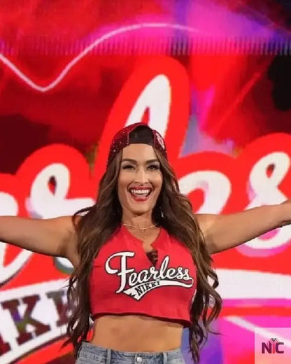 Nikki Bella Monday Night RAW Fearless Nikki Red Top