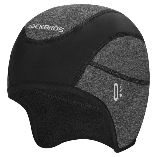 ROCKBROS Winter Cycling Caps for Men Women Windproof Hat with Sun Visor Under Helmet Liner