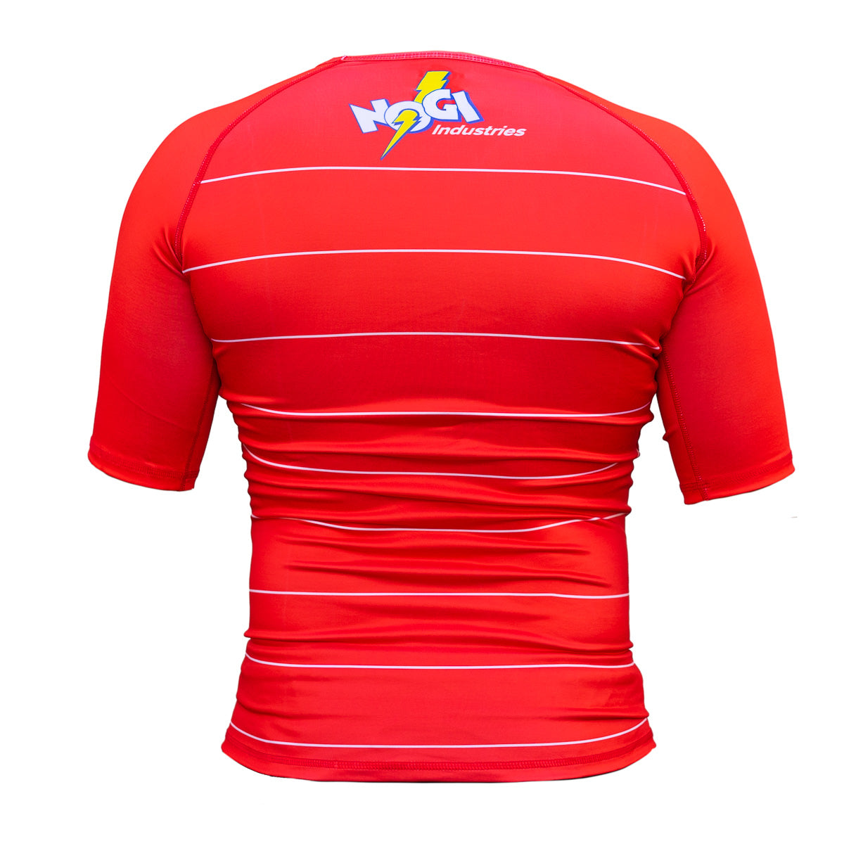 Energy Rash Guard by Nogi Industries Short Sleeve - RED