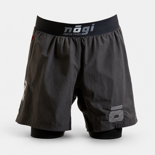 Kids Ghost Premium Lined Grappling Shorts – New Jersey Gray