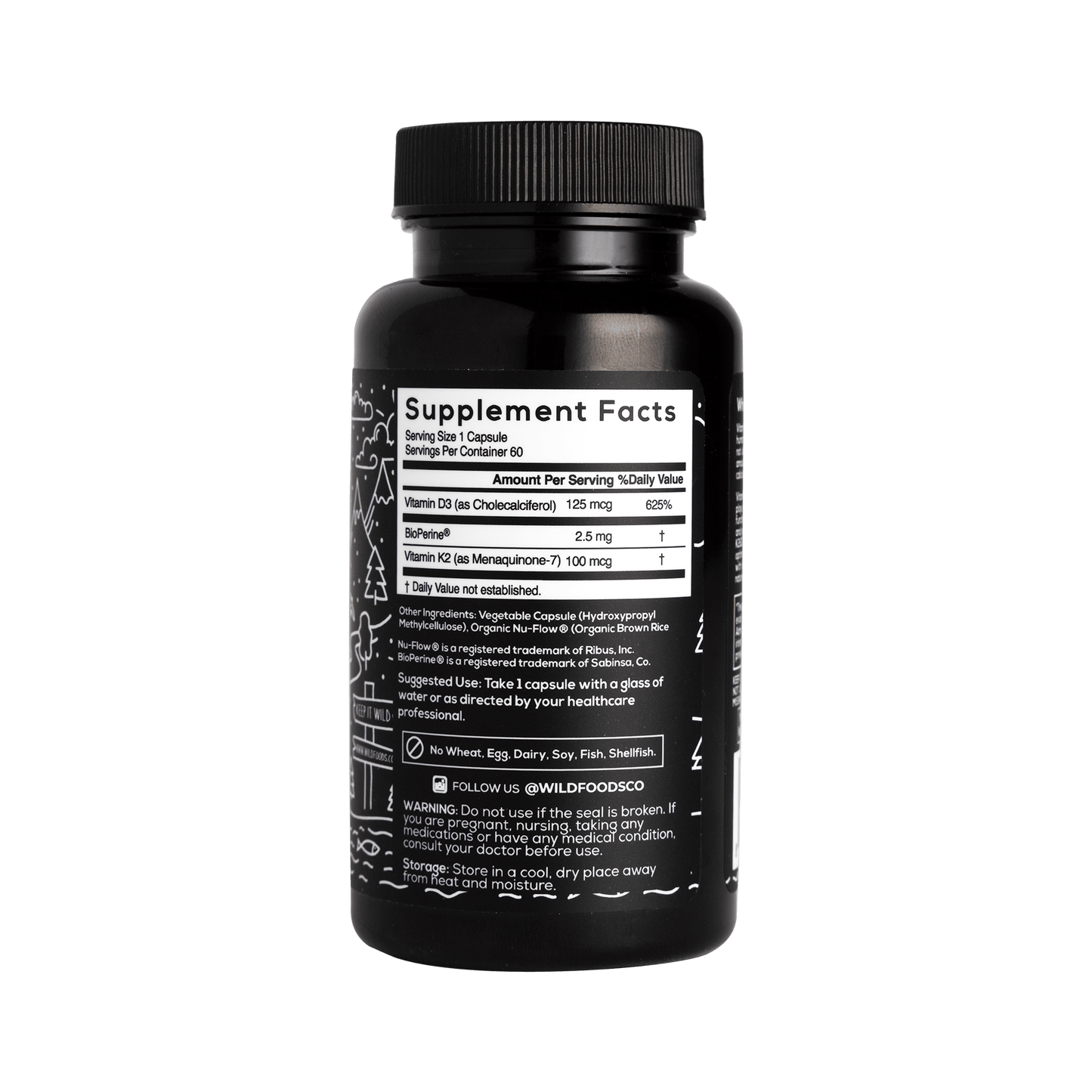 Wholesale Case of 12 - Wild Vitamin K2 & D3