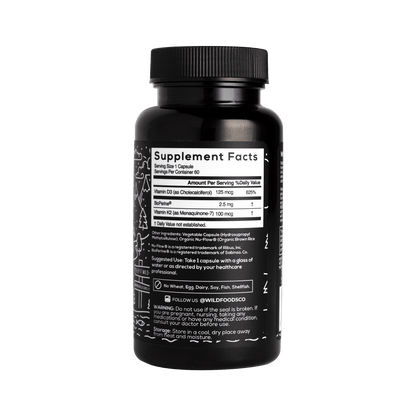 Wholesale Case of 12 - Wild Vitamin K2 & D3