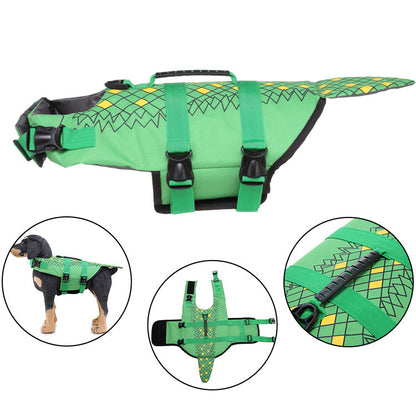 Dog life jacket pet swiming wear