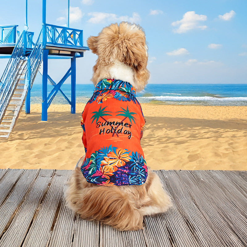 Tropical Vibes Dog Shirt – Summer Holiday Collection