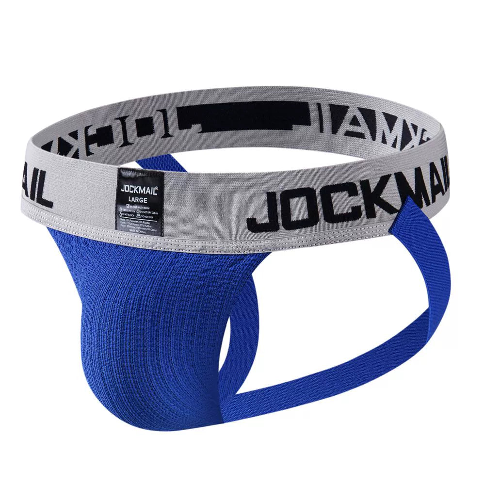 Jockmail Men’s Mesh Breathable Jockstrap Underwear – Sheer Mesh Style