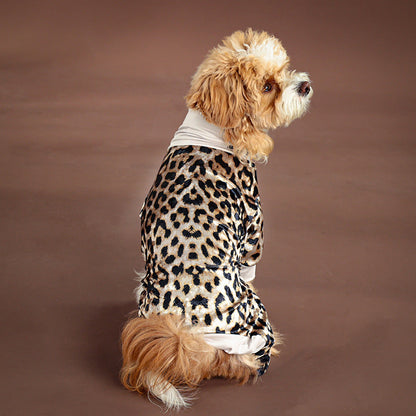 Leopard Dog Pajamas – Soft, Stretchy & Stylish Sleepwear