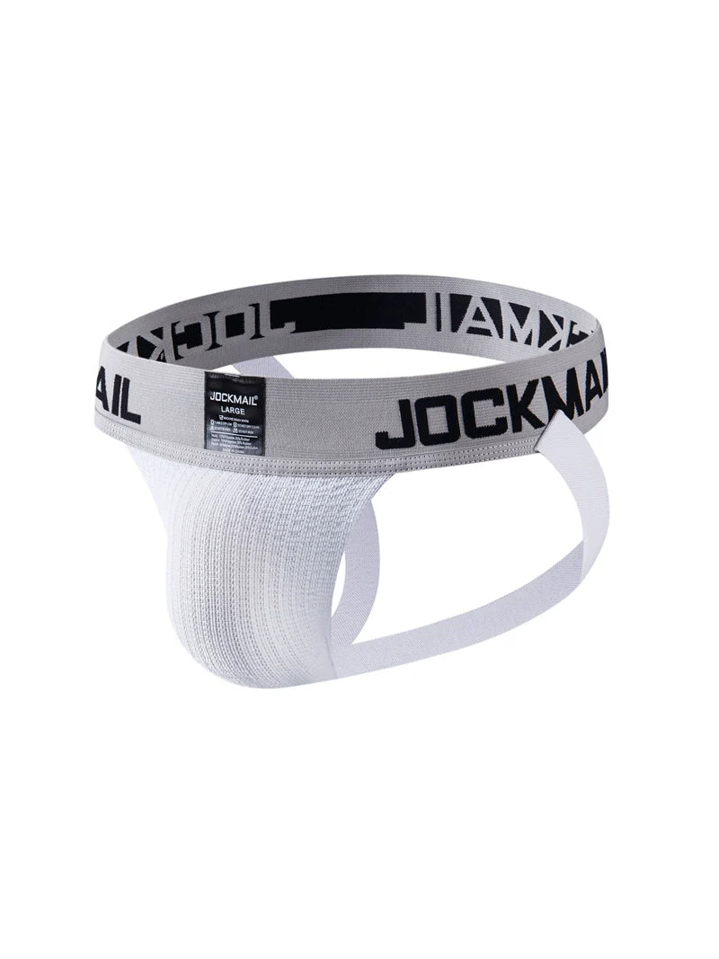 Jockmail Men’s Mesh Breathable Jockstrap Underwear – Sheer Mesh Style
