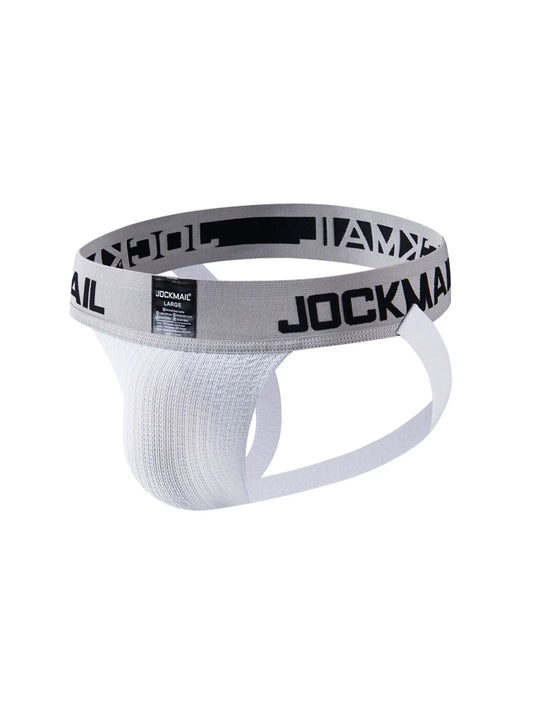 Jockmail Men’s Mesh Breathable Jockstrap Underwear – Sheer Mesh Style