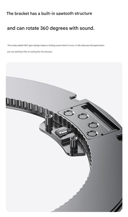 Suitable for Apple Iphone 14/15/16/17 Plus/Air/Pro/Max Magnetic Gear Holder Phone Case
