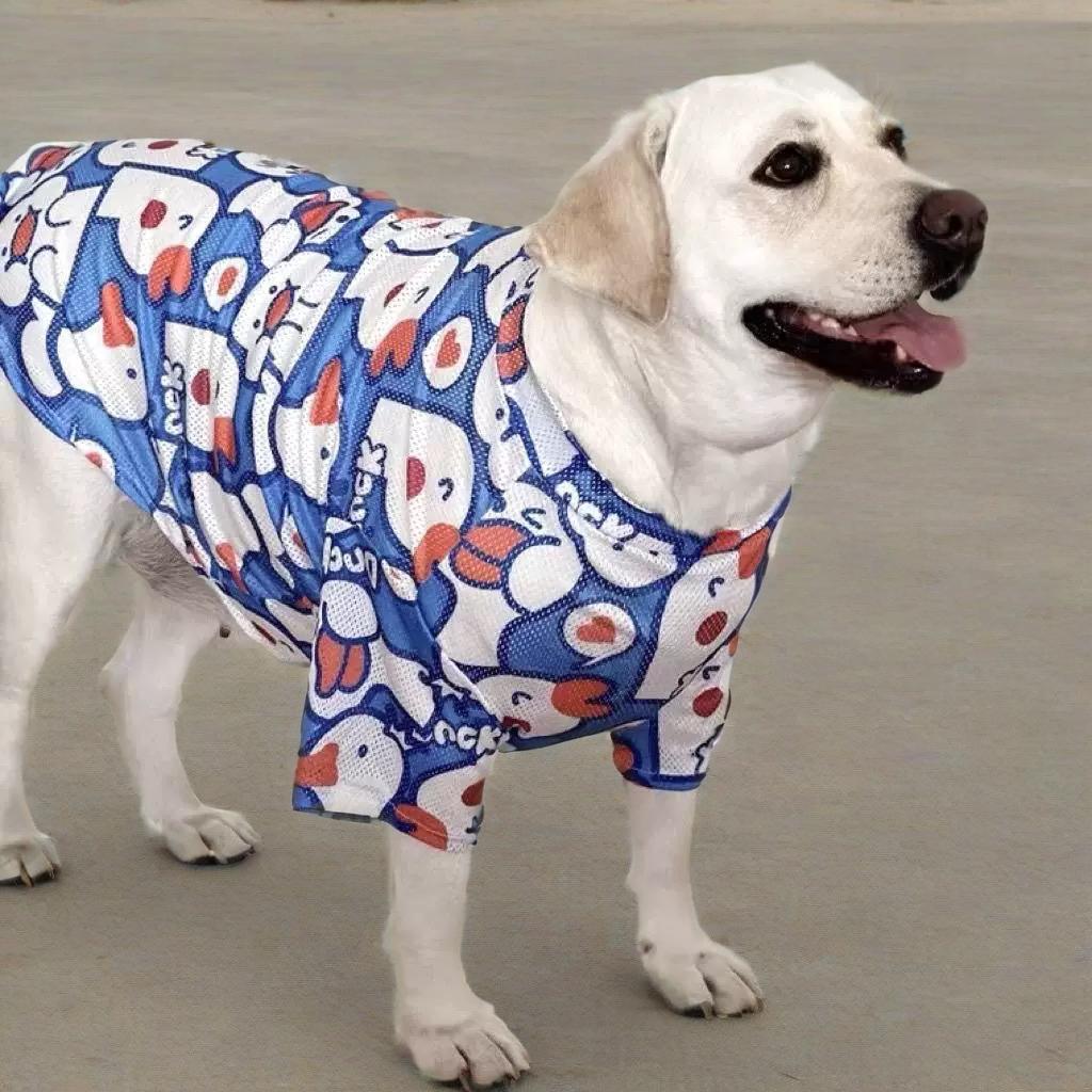 UV-resistant sun protection T-shirt For Large Dog