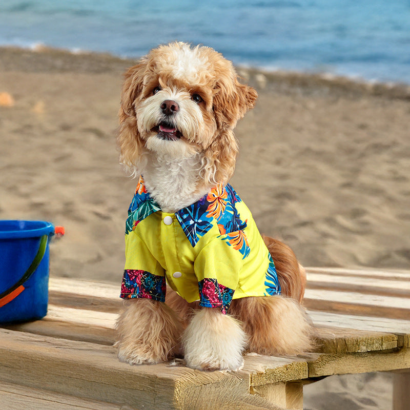 Tropical Vibes Dog Shirt – Summer Holiday Collection