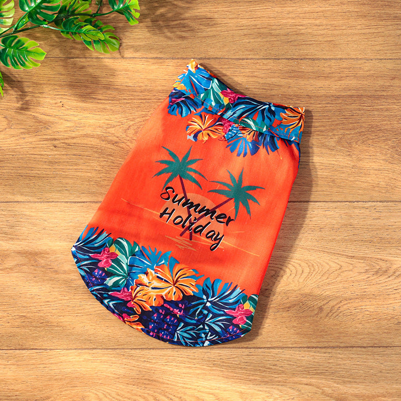 Tropical Vibes Dog Shirt – Summer Holiday Collection