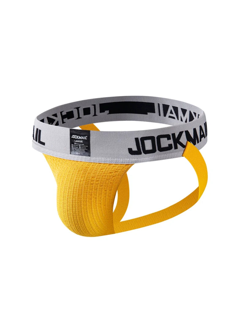 Jockmail Men’s Mesh Breathable Jockstrap Underwear – Sheer Mesh Style