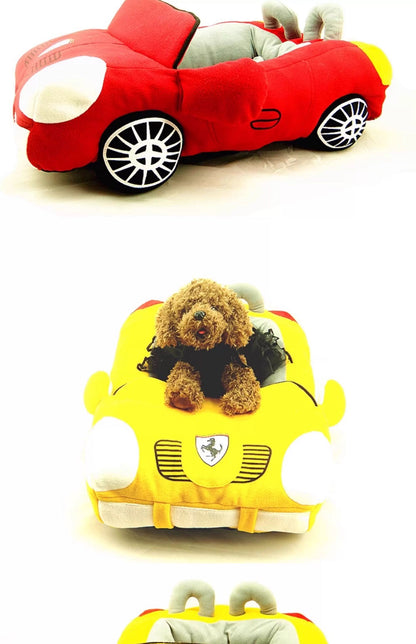 Dog bed car