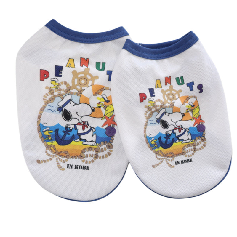 Dog T-shirt sailor Snoopy