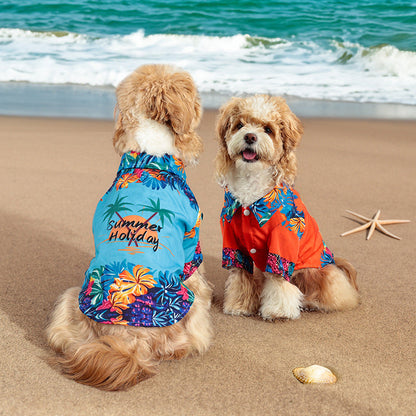 Tropical Vibes Dog Shirt – Summer Holiday Collection