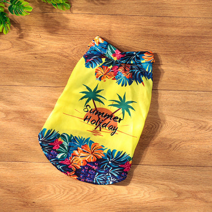 Tropical Vibes Dog Shirt – Summer Holiday Collection